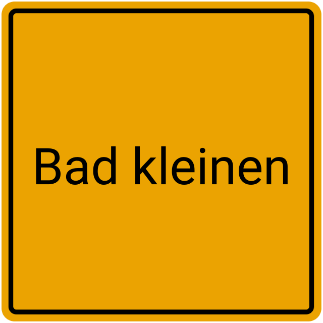 Meldebestätigung Bad Kleinen